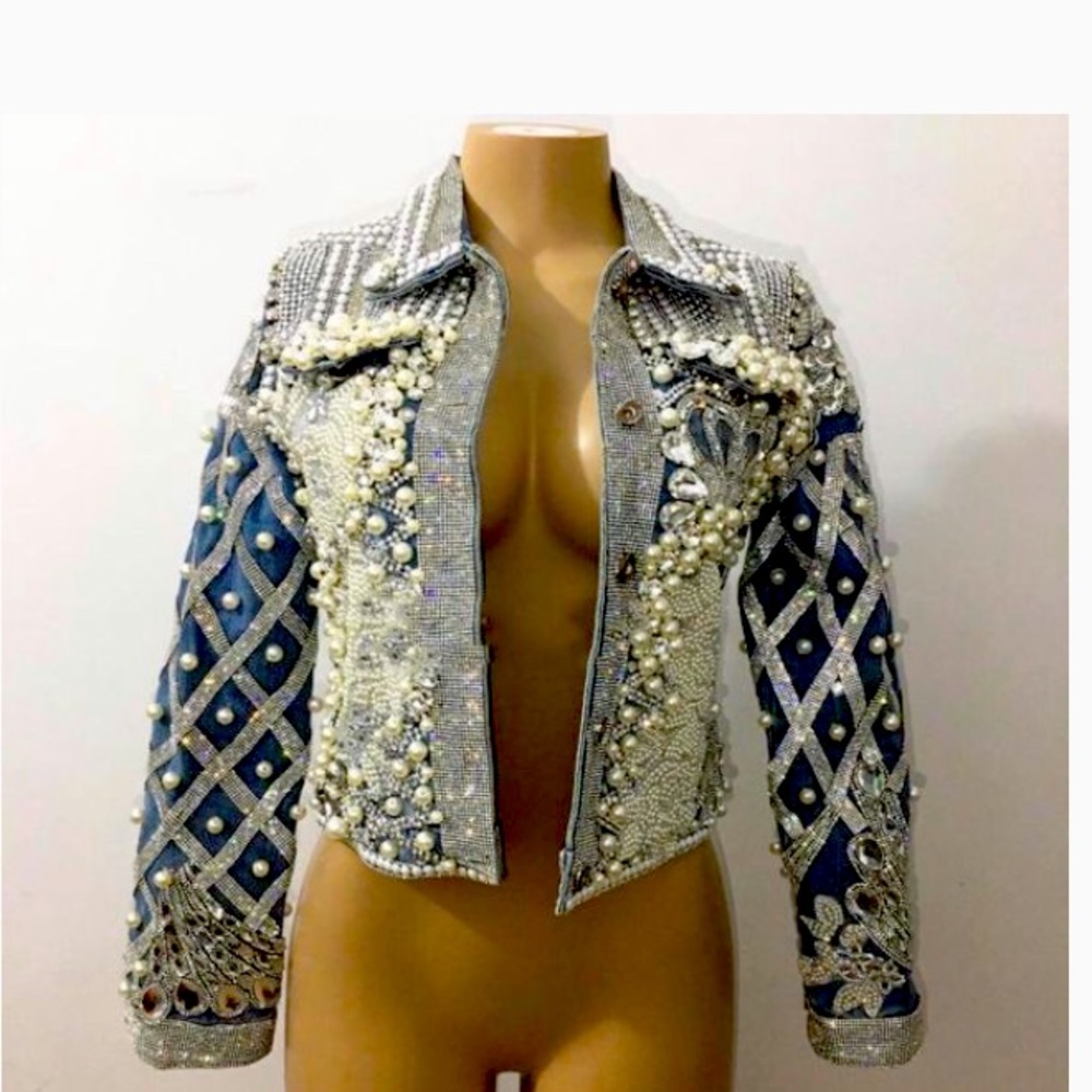 Sold- Embellished Denim Jacket